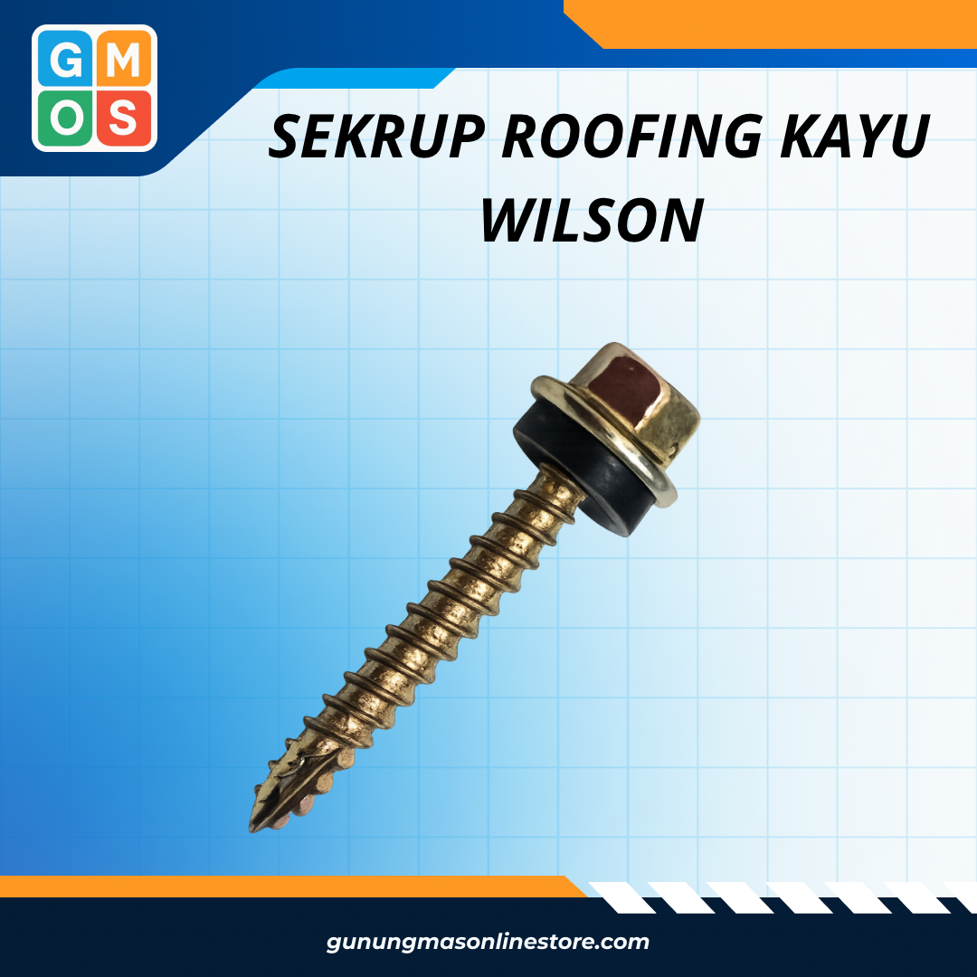 SEKRUP ROOFING KAYU / BAUT DRILLING KAYU WILSON
