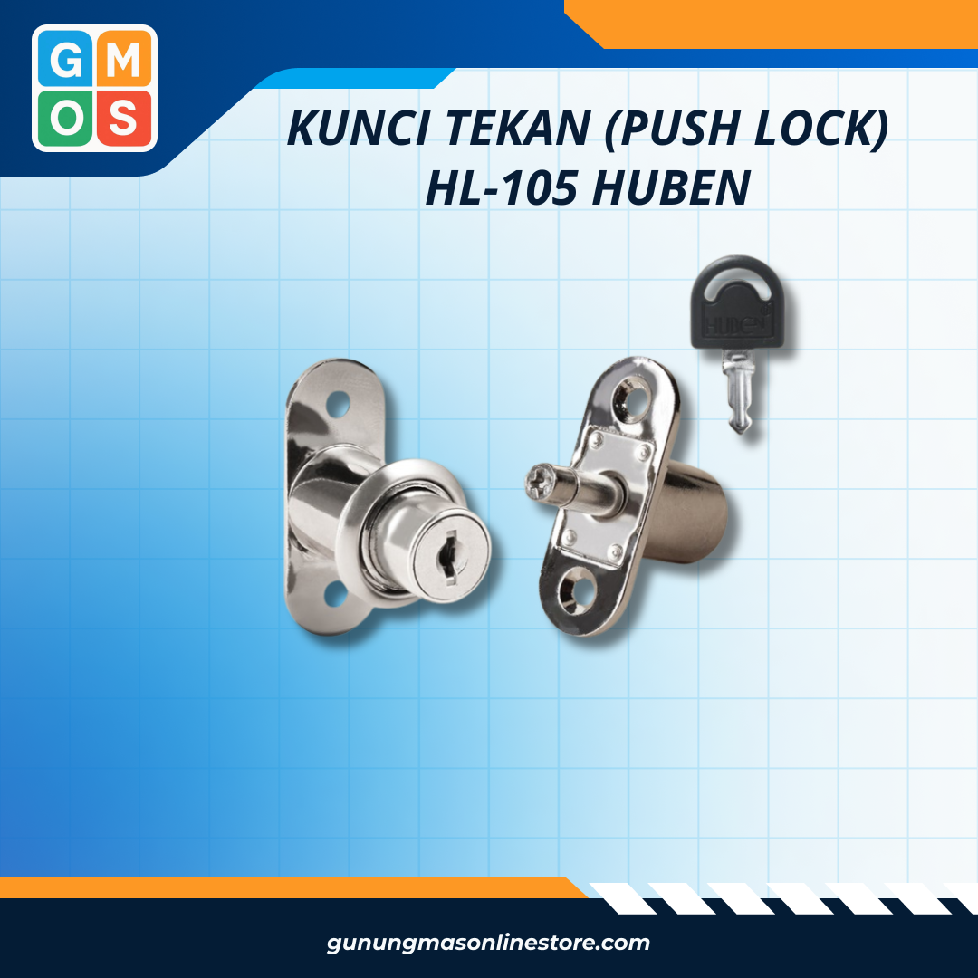 KUNCI TEKAN (PUSH LOCK) HL-105
