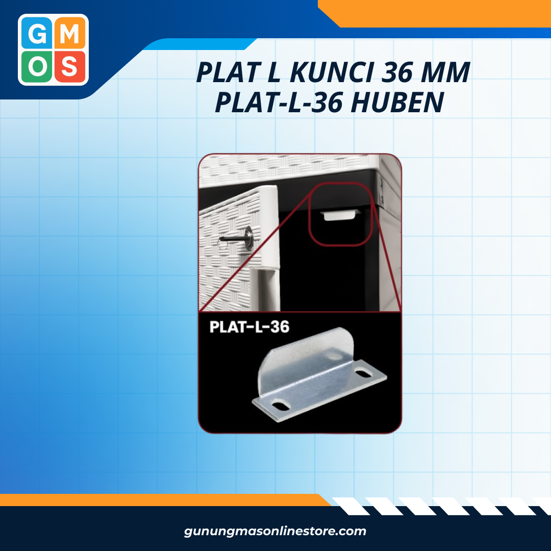 PLAT L KUNCI 36 MM PLAT-L-36