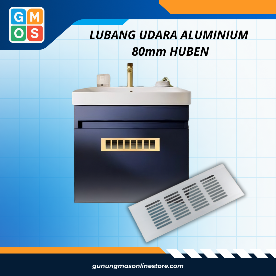 Lubang Udara Aluminium 80mm