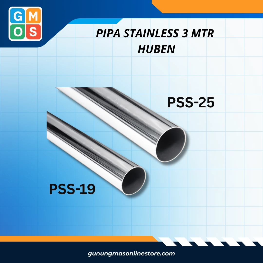 PIPA STAINLESS STEEL HUBEN 3 MTR