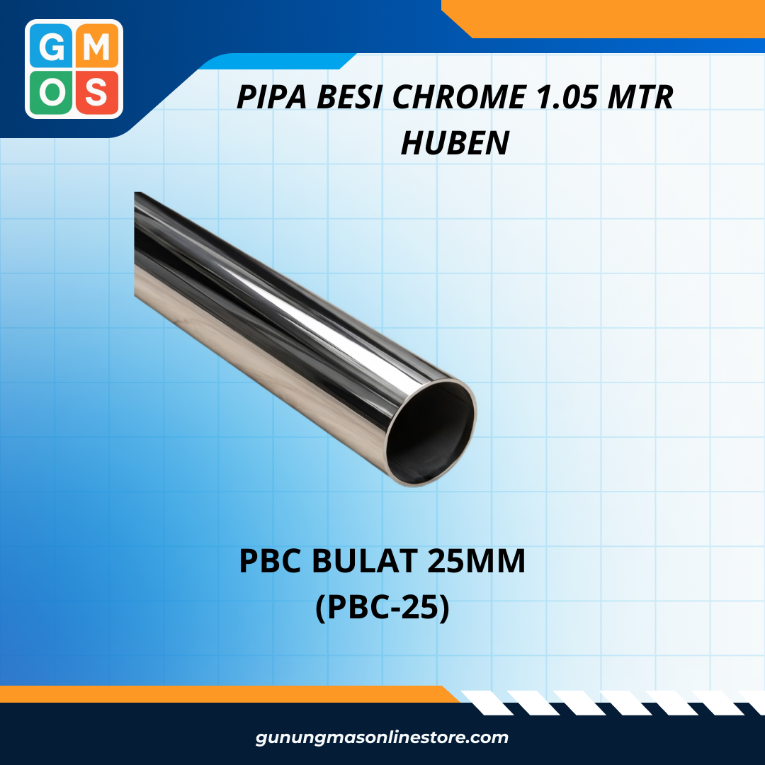 PIPA BESI CHROME 1.05 MTR