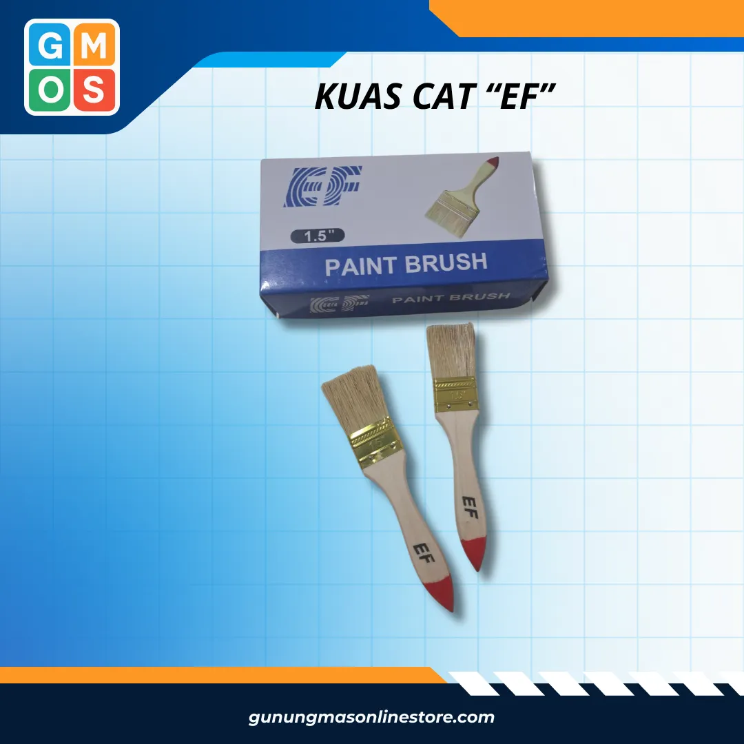 KUAS CAT GG KAYU EF
