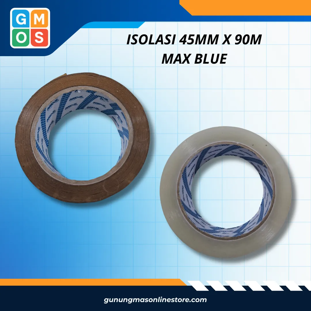 ISOLASI 45MM X 90M MAX BLUE