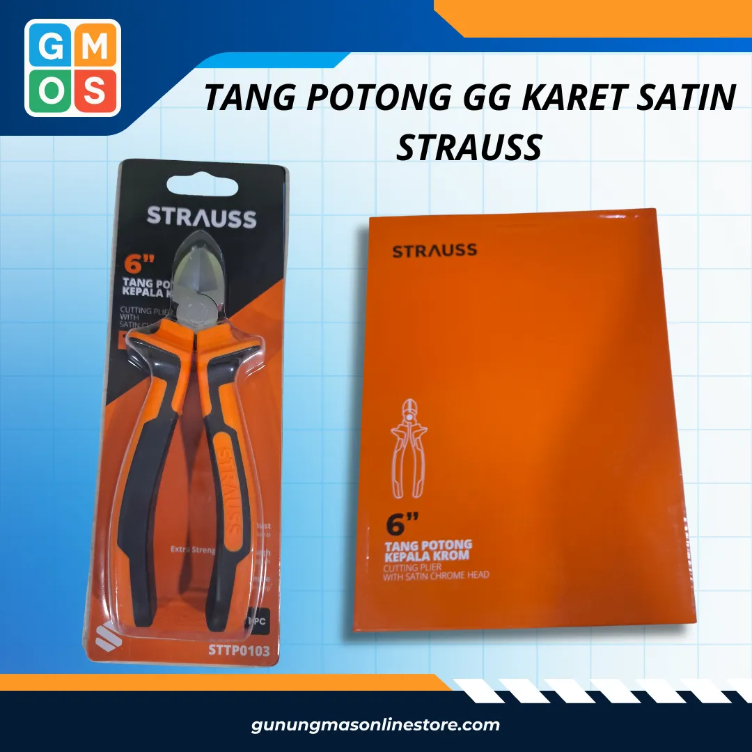 TANG POTONG GG KARET SATIN 6"