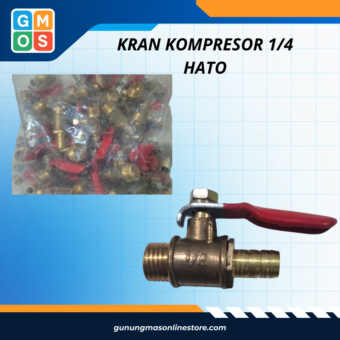 KRAN KOMPRESOR 1/4 HATO