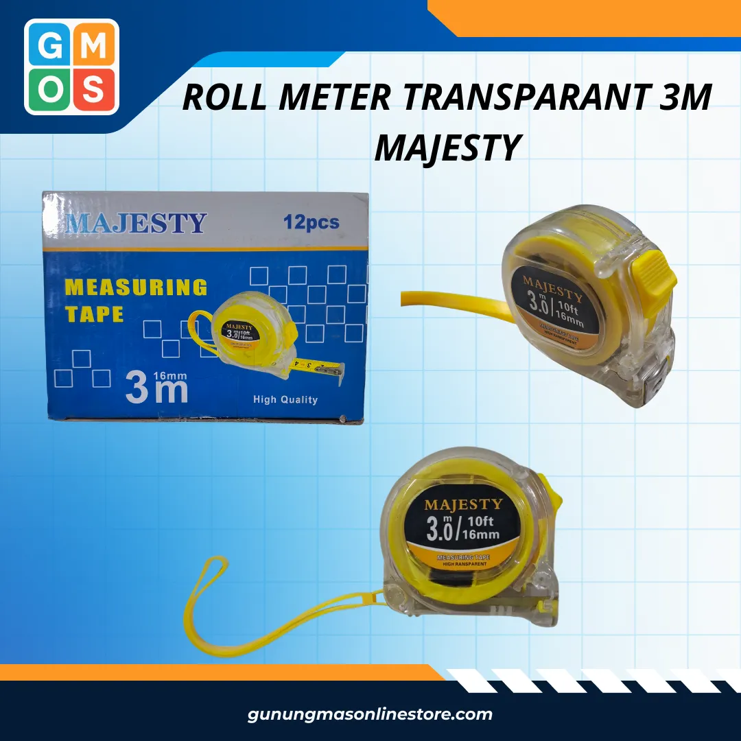 ROLL METER TRANSPARANT 3M MJSTY