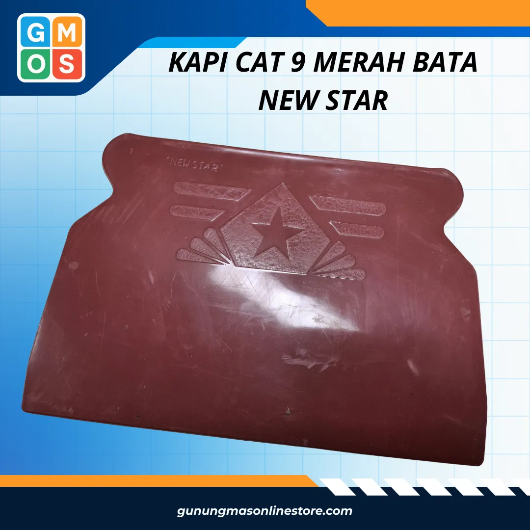 KAPI CAT 9 MERAH BATA NEW STAR