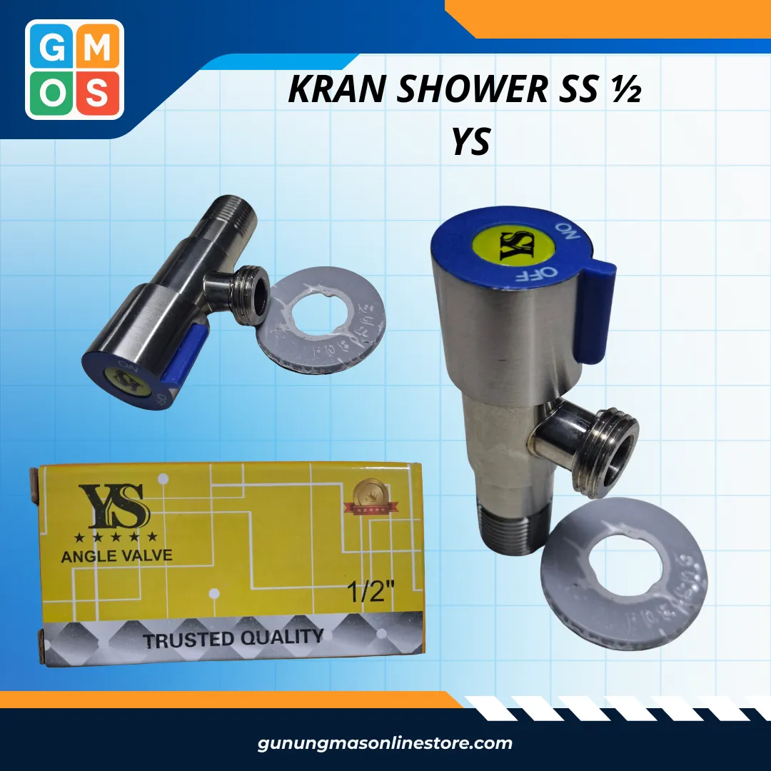 KRAN SHOWER SS 1/2 YS