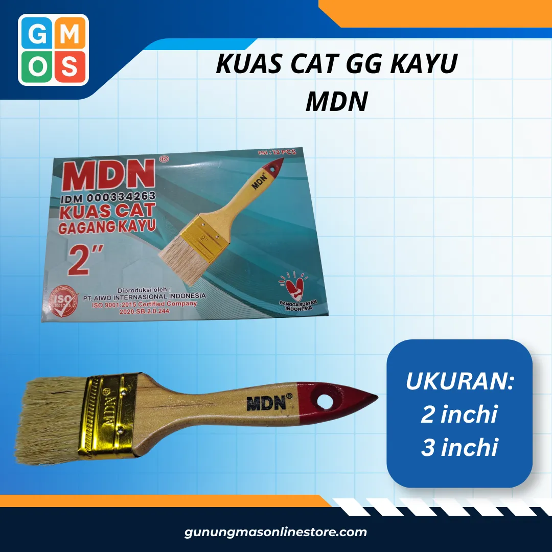 KUAS CAT GG KAYU MDN