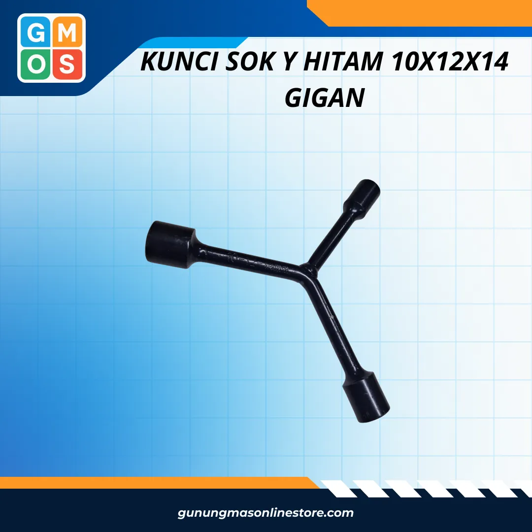 KUNCI SOK Y HITAM 10X12X14 GIGAN