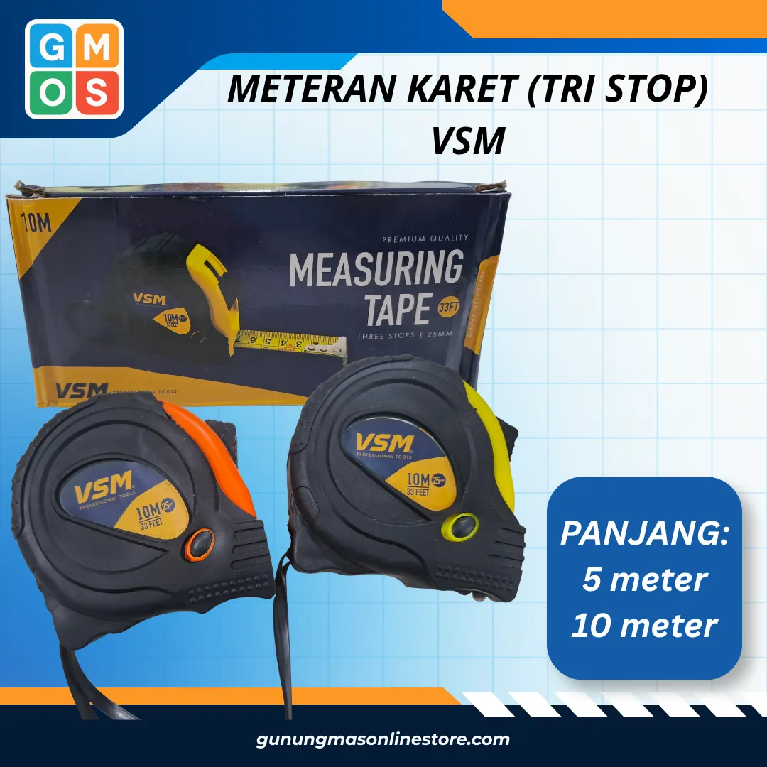 METERAN KARET (TRI STOP) VSM
