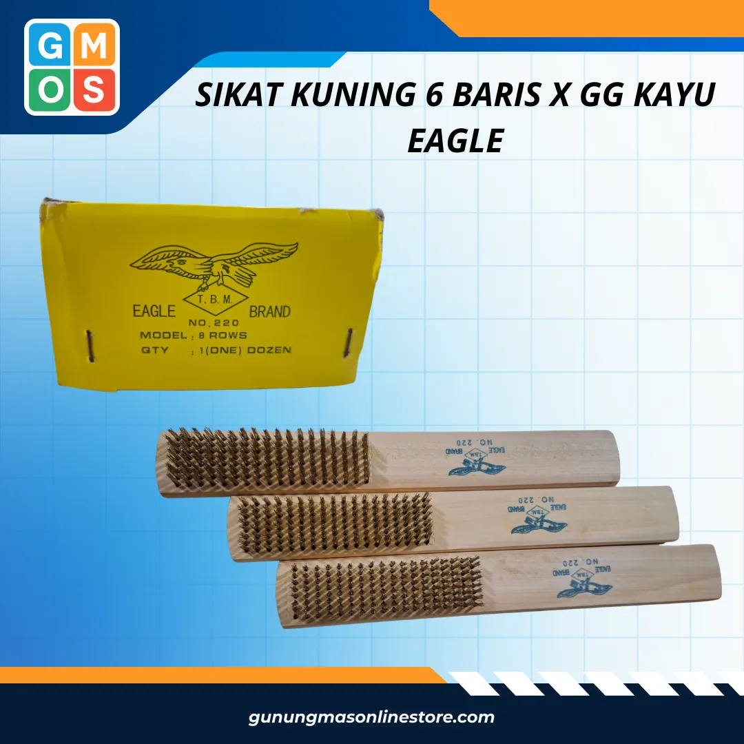SIKAT KUNING 6 BARIS X GG KAYU EAGLE