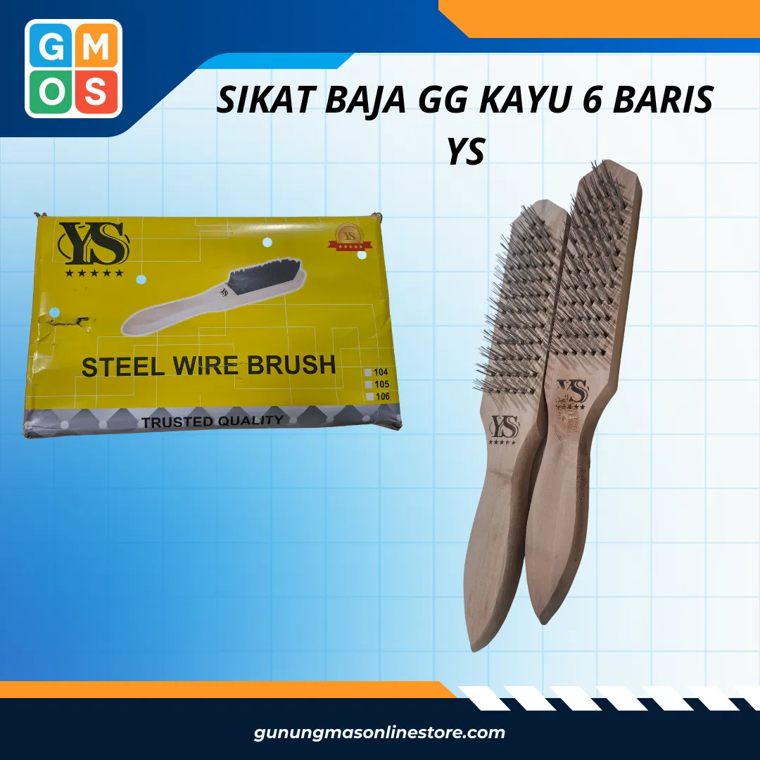SIKAT BAJA GG KAYU 6 BARIS YS