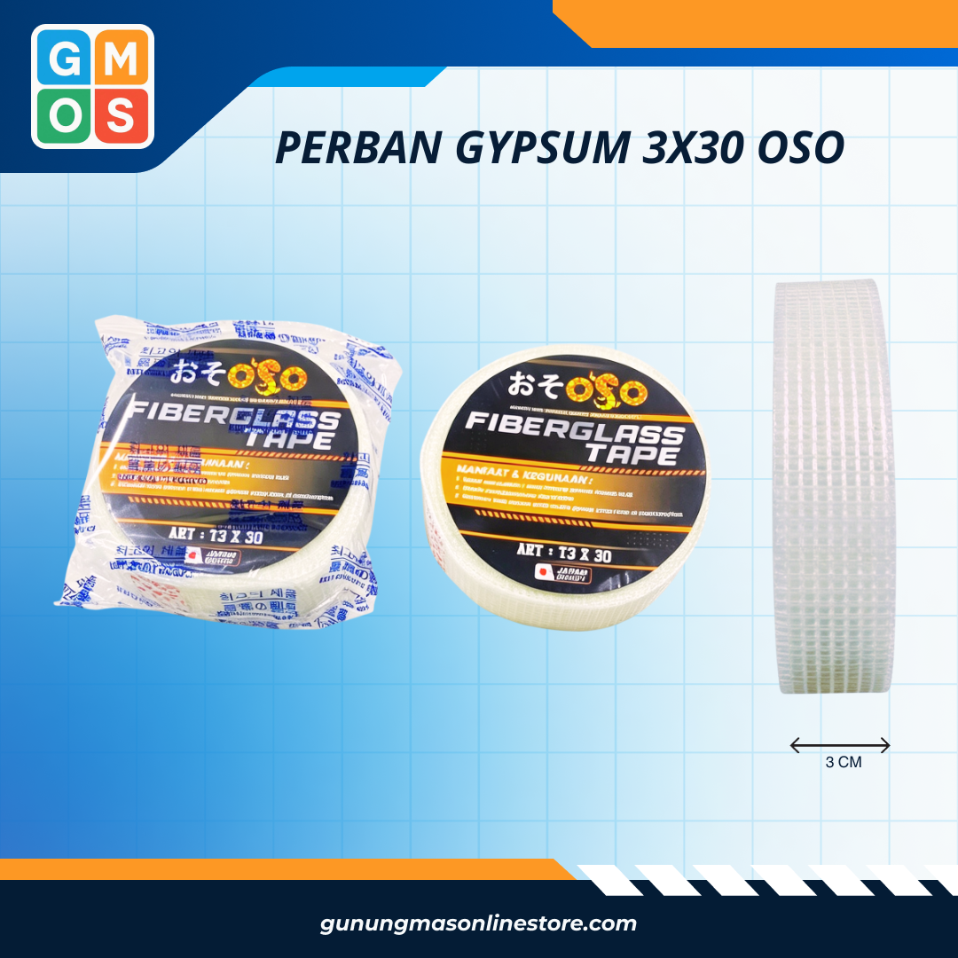 PERBAN GYPSUM 3X30 OSO