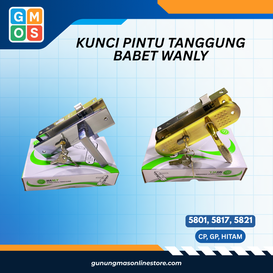 KUNCI PINTU TANGGUNG BABET WANLY