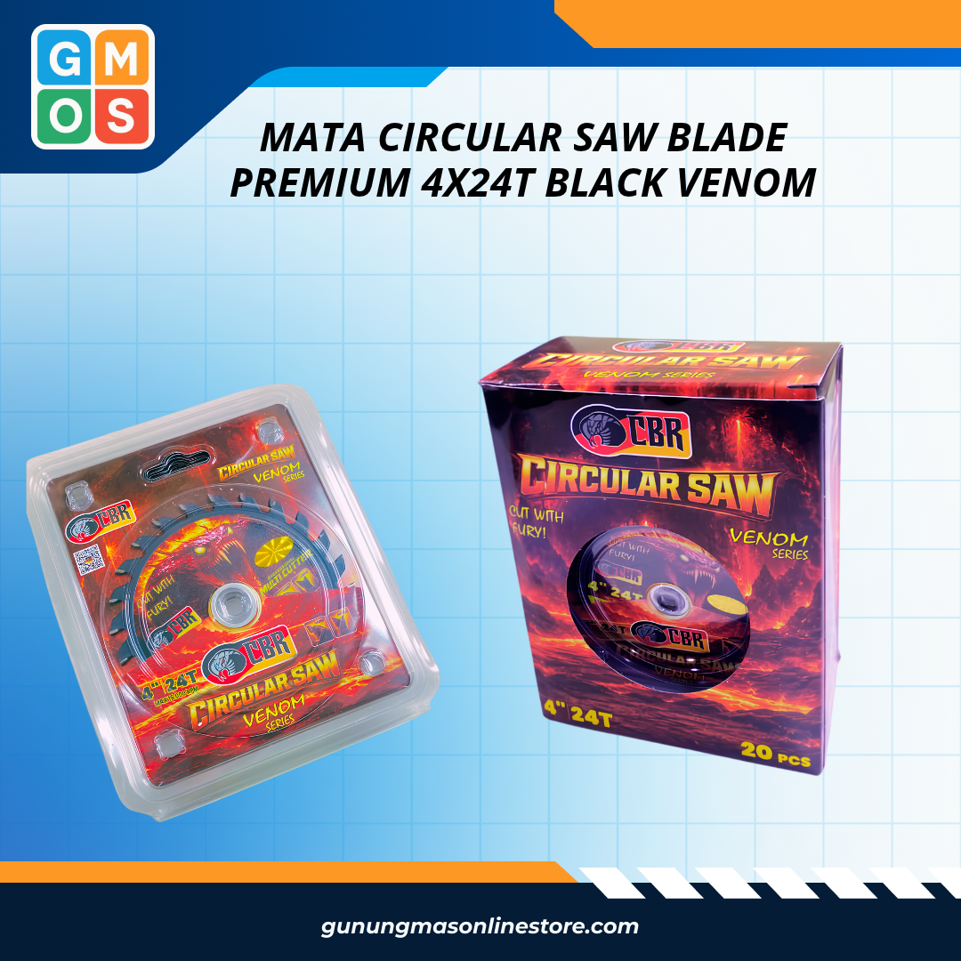 MATA CIRCULAR SAW BLADE PREMIUM 4X24T BLACK VENOM