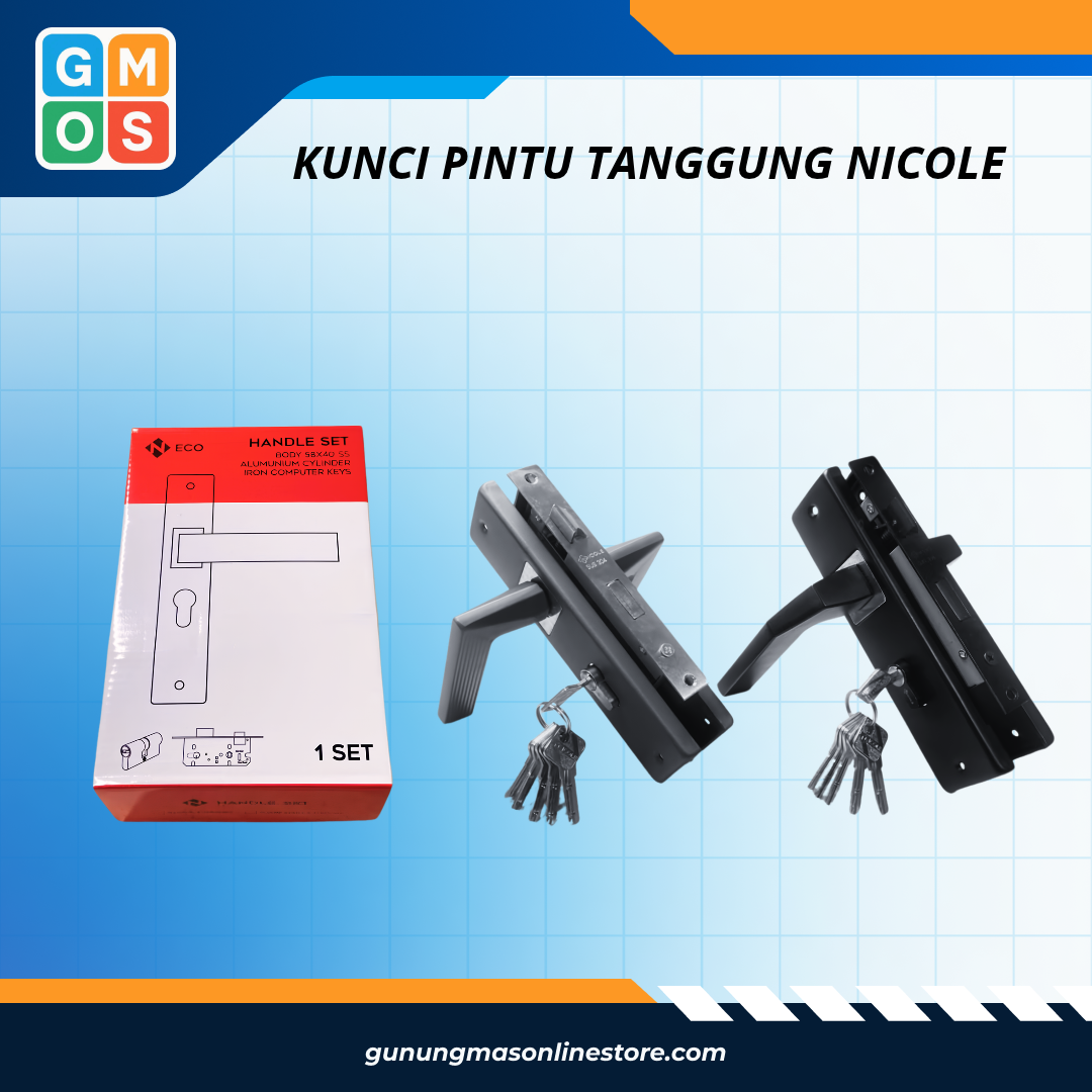 KUNCI PINTU  TANGGUNG NICOLE